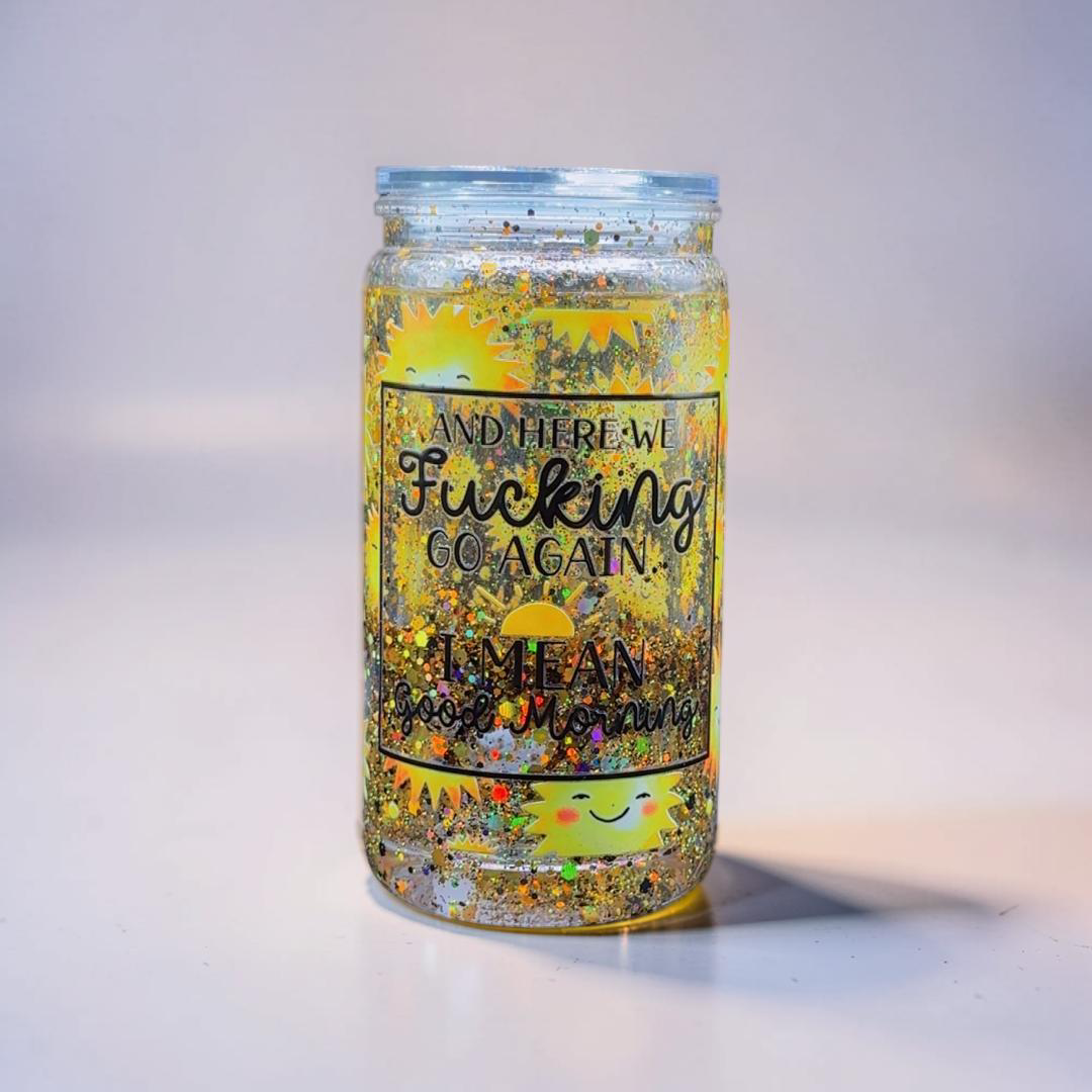 Funny Sarcastic Quote Glass Sipper